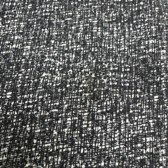 Theory Ginny Tweed Ruffle Silk Midi Shift Dress Womens XS Petite Black White - Picture 5 of 16